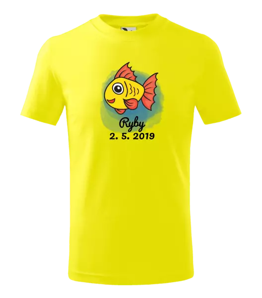 Detské tričko Ryby