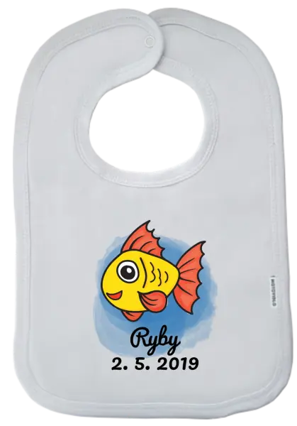 Detský podbradník Ryby