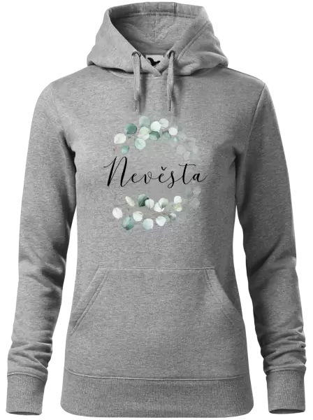 Dámská mikina Nevěsta - eukalyptus