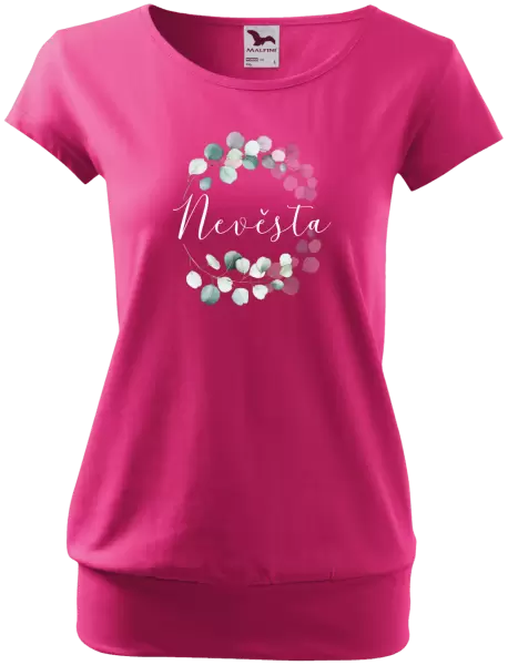 Dámské tričko Nevěsta - eukalyptus