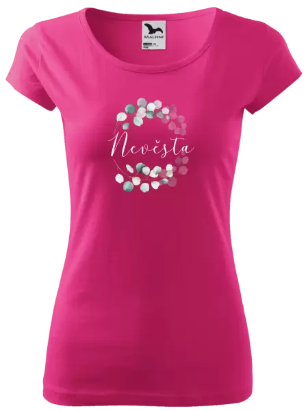 Dámské tričko Nevěsta - eukalyptus