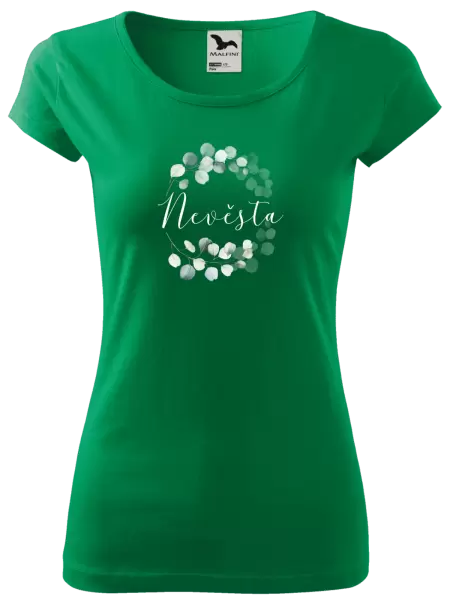 Dámské tričko Nevěsta - eukalyptus