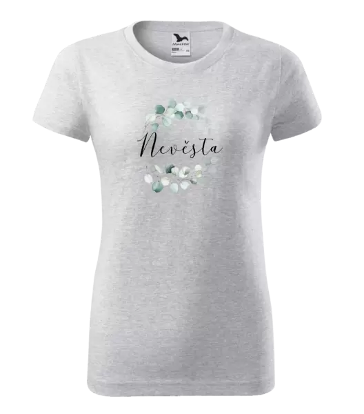 Dámské tričko Nevěsta - eukalyptus