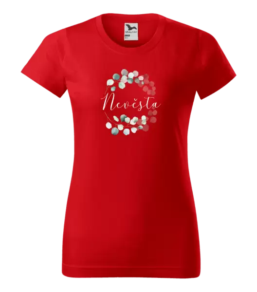 Dámské tričko Nevěsta - eukalyptus