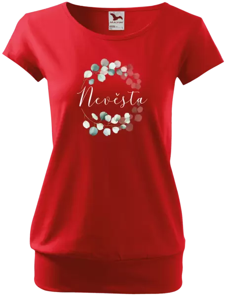 Dámské tričko Nevěsta - eukalyptus