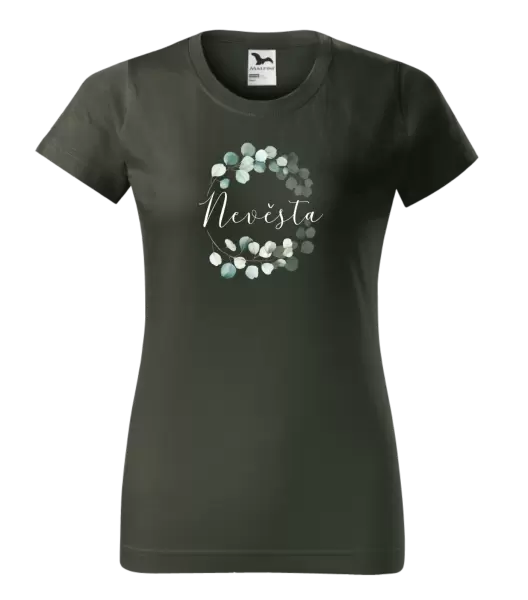 Dámské tričko Nevěsta - eukalyptus