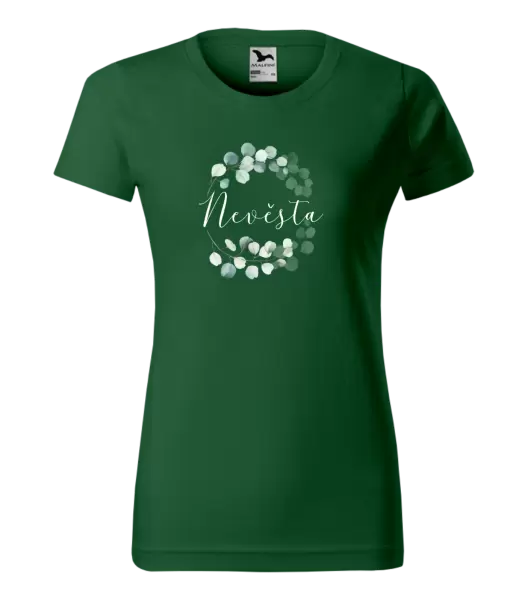 Dámské tričko Nevěsta - eukalyptus