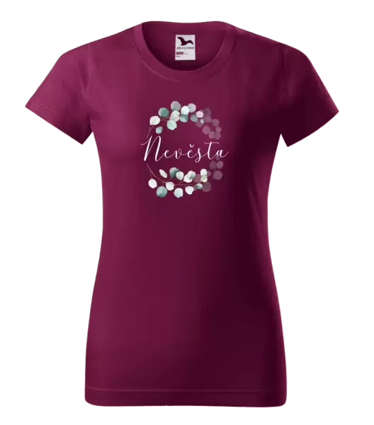 Dámské tričko Nevěsta - eukalyptus