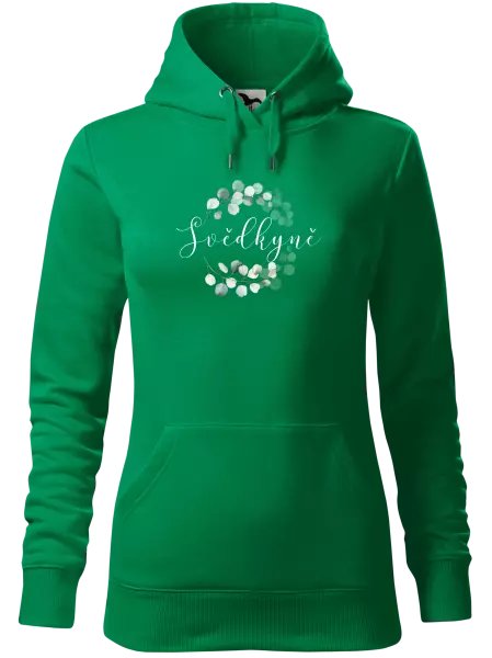 Dámská mikina Svědkyně - eukalyptus