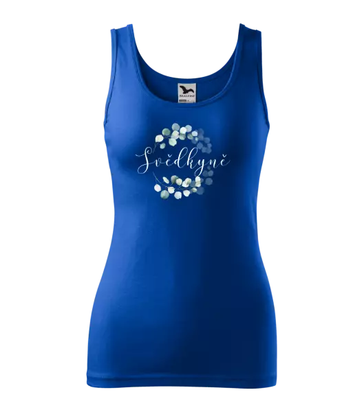 Dámské tílko Svědkyně - eukalyptus