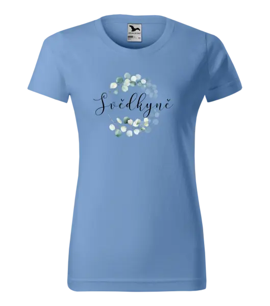 Dámské tričko Svědkyně - eukalyptus