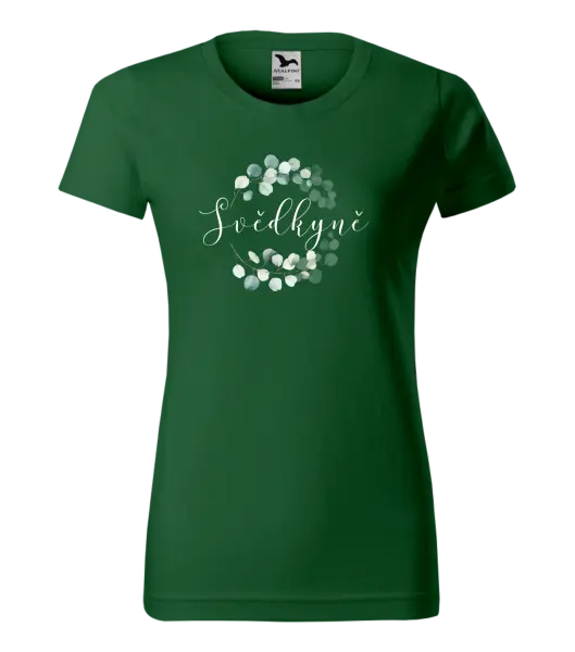 Dámské tričko Svědkyně - eukalyptus