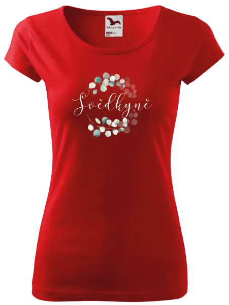 Dámské tričko Svědkyně - eukalyptus