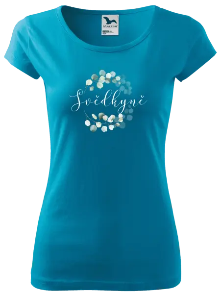 Dámské tričko Svědkyně - eukalyptus