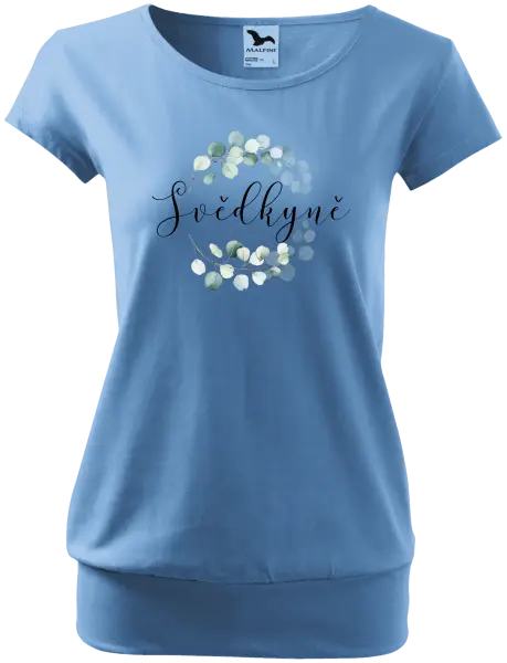 Dámské tričko Svědkyně - eukalyptus