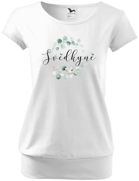 Dámské tričko Svědkyně - eukalyptus