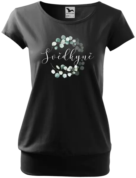 Dámské tričko Svědkyně - eukalyptus