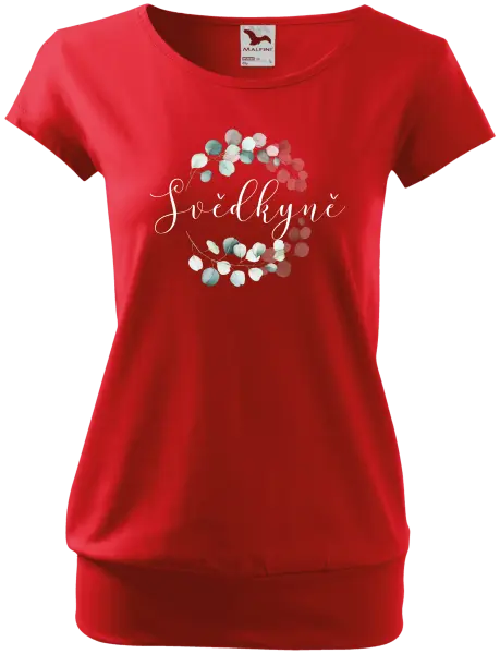 Dámské tričko Svědkyně - eukalyptus