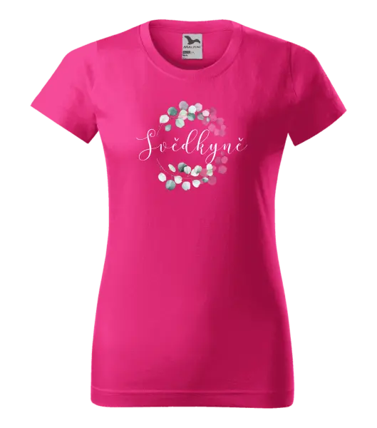 Dámské tričko Svědkyně - eukalyptus