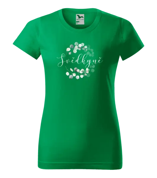 Dámské tričko Svědkyně - eukalyptus