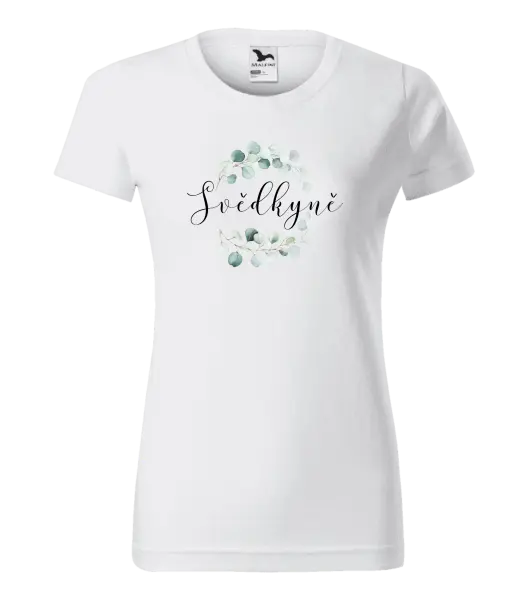 Dámské tričko Svědkyně - eukalyptus