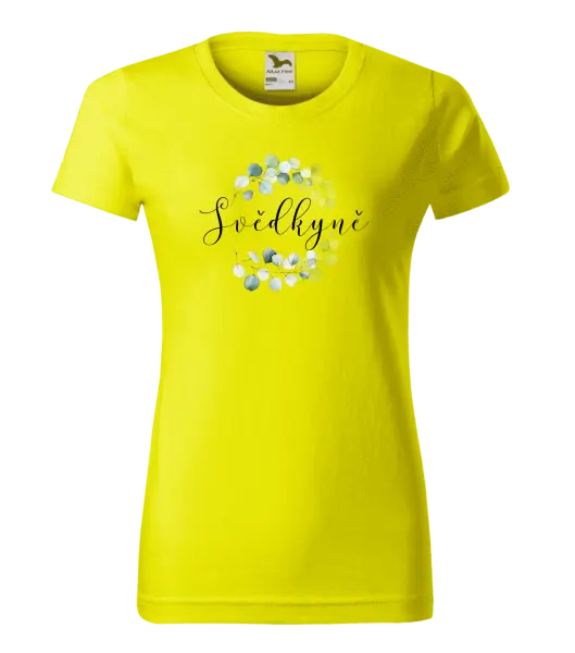 Dámské tričko Svědkyně - eukalyptus