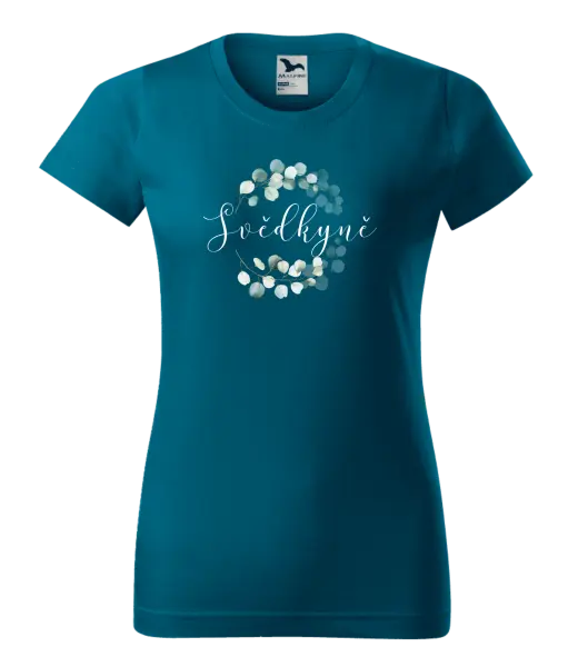 Dámské tričko Svědkyně - eukalyptus