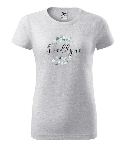 Dámské tričko Svědkyně - eukalyptus