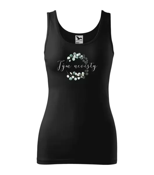 Dámské tílko Tým nevěsty - eukalyptus