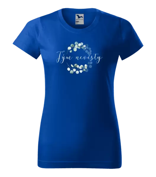 Dámské tričko Tým nevěsty - eukalyptus