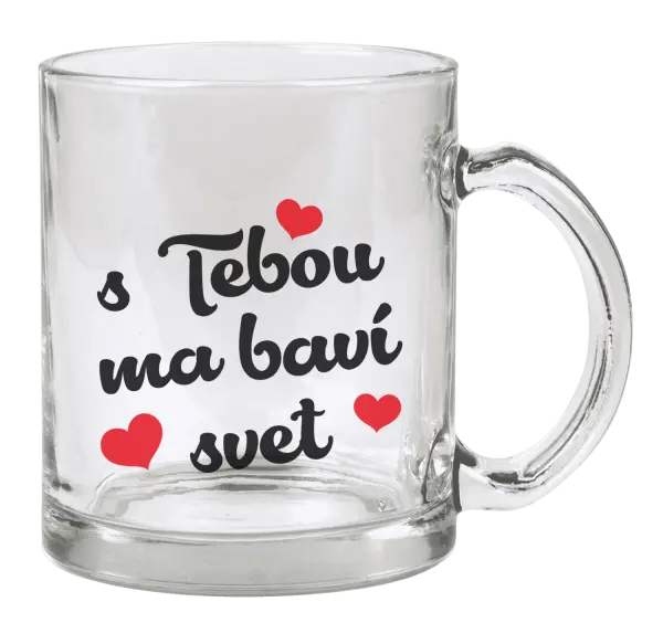 Hrnček S tebou ma baví svet