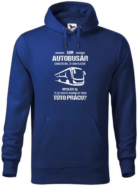 Pánska mikina Samozrejme, že som blázon - autobusár