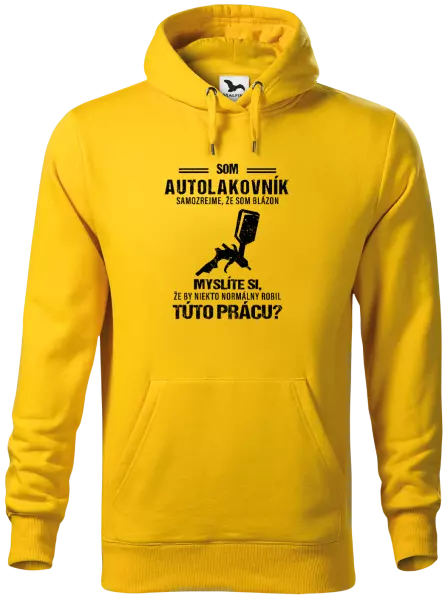 Pánska mikina Samozrejme, že som blázon - autolakovník