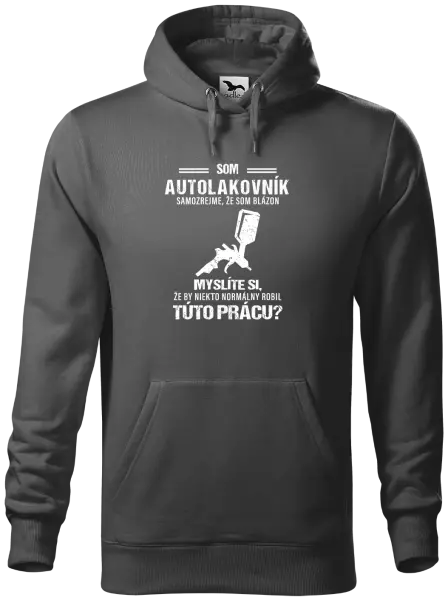 Pánska mikina Samozrejme, že som blázon - autolakovník