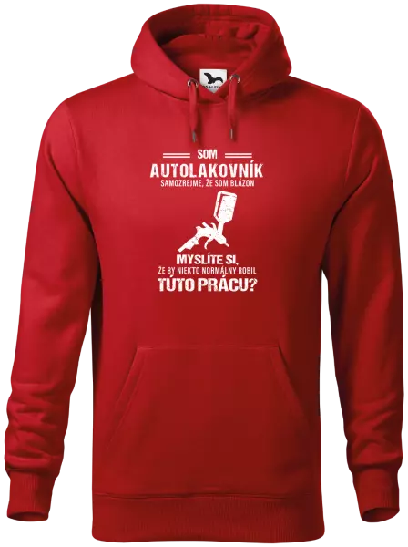 Pánska mikina Samozrejme, že som blázon - autolakovník