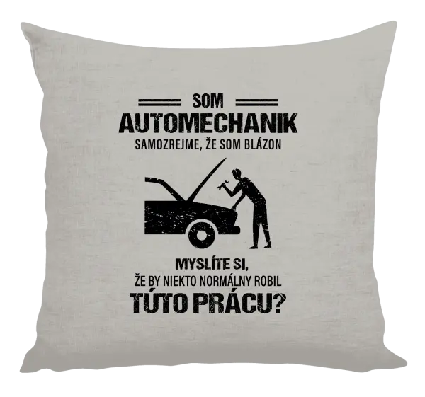 Vankúš Samozrejme, že som blázon - automechanik