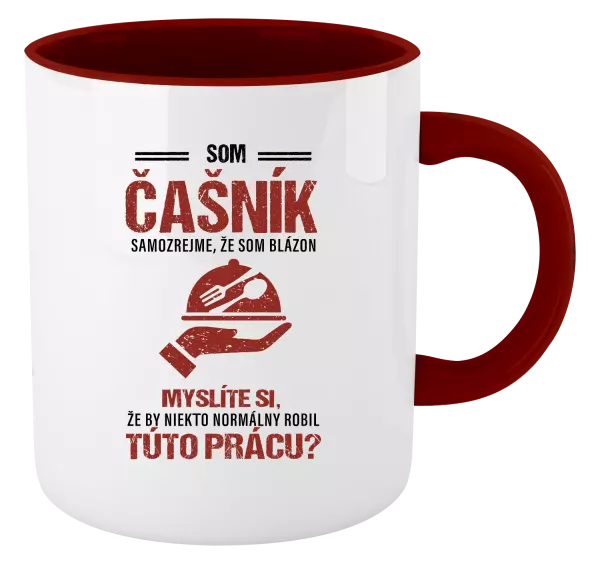 Hrnček  Samozrejme, že som blázon - čašník