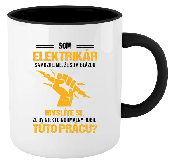 Hrnček  Samozrejme, že som blázon - elektrikár