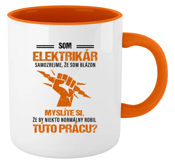 Hrnček  Samozrejme, že som blázon - elektrikár