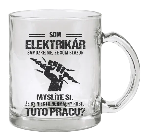 Hrnček Samozrejme, že som blázon - elektrikár
