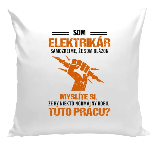 Vankúš Samozrejme, že som blázon - elektrikár