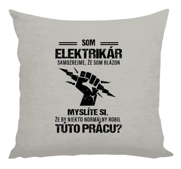 Vankúš Samozrejme, že som blázon - elektrikár