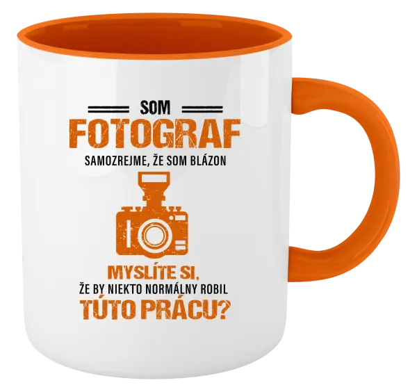 Hrnček  Samozrejme, že som blázon - fotograf
