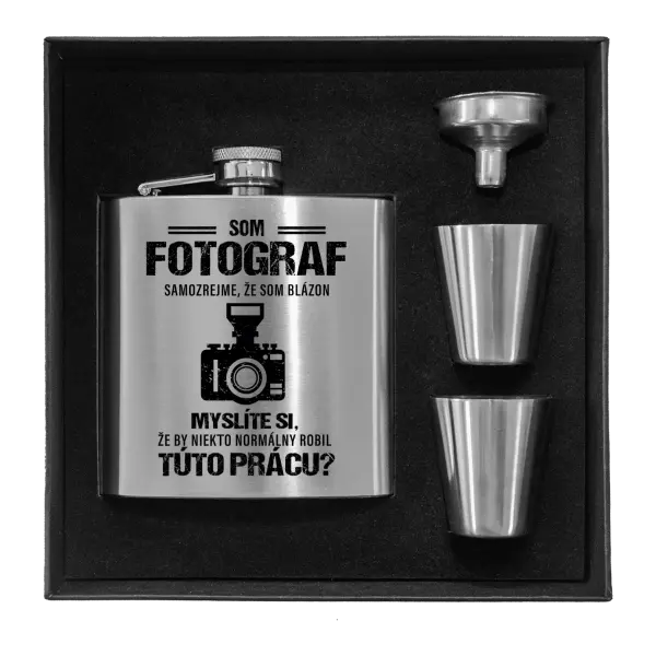 Ploskačka v krabičke Samozrejme, že som blázon - fotograf