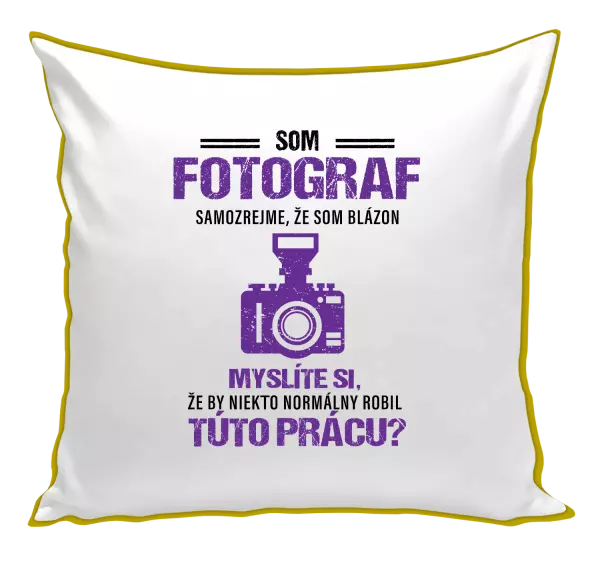 Vankúš Samozrejme, že som blázon - fotograf