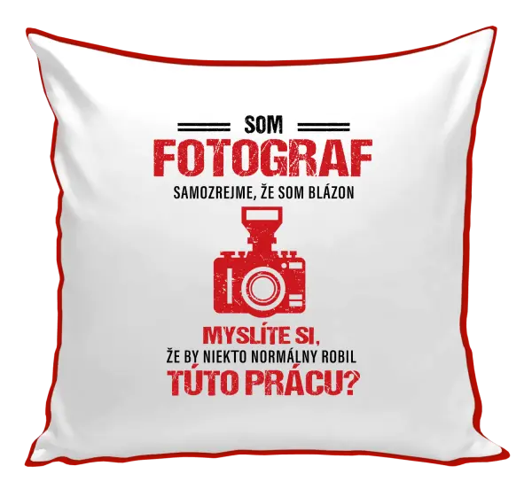 Vankúš Samozrejme, že som blázon - fotograf