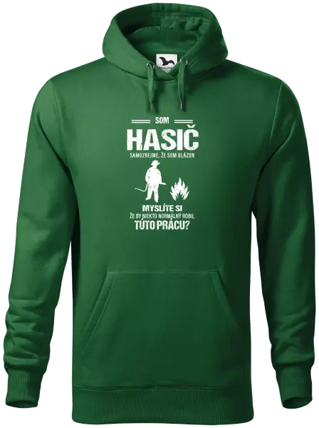 Pánska mikina Samozrejme, že som blázon - hasič