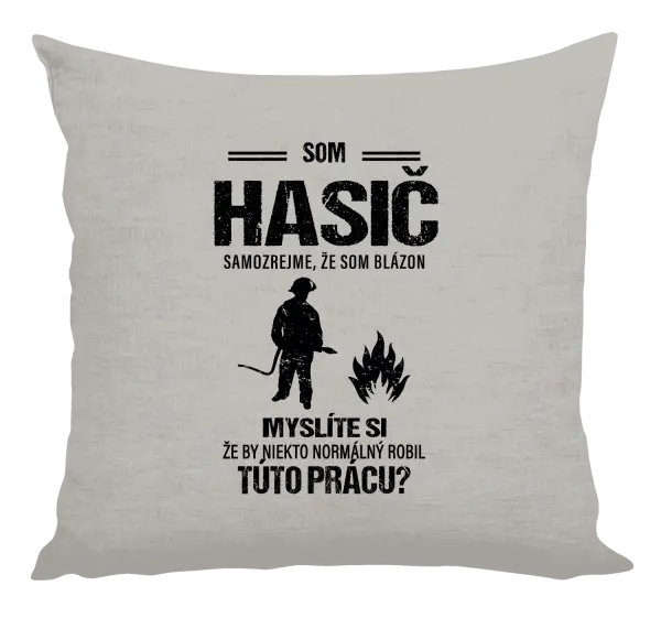 Vankúš Samozrejme, že som blázon - hasič