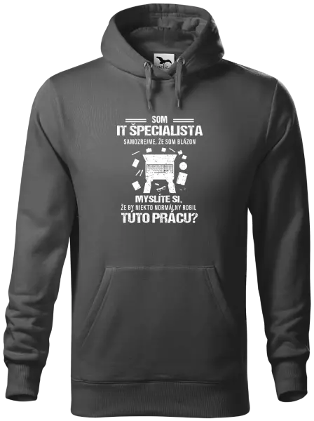 Pánska mikina Samozrejme, že som blázon - IT špecialista