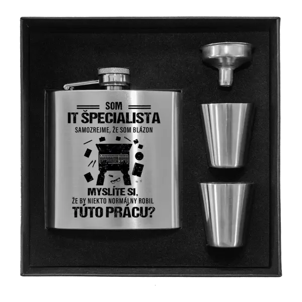 Ploskačka v krabičke Samozrejme, že som blázon - IT špecialista